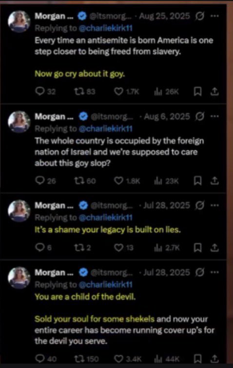 THE REAL CONSPIRACY: Take Down Charlie Kirk and TPUSA

It’s no coincidence that all the people that hated Charlie before his death are aligned with and directly coordinate messaging with Candace Owens.
