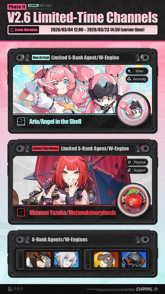 V2.6 Limited-Time Channels (Phase II)Dear Proxies,...