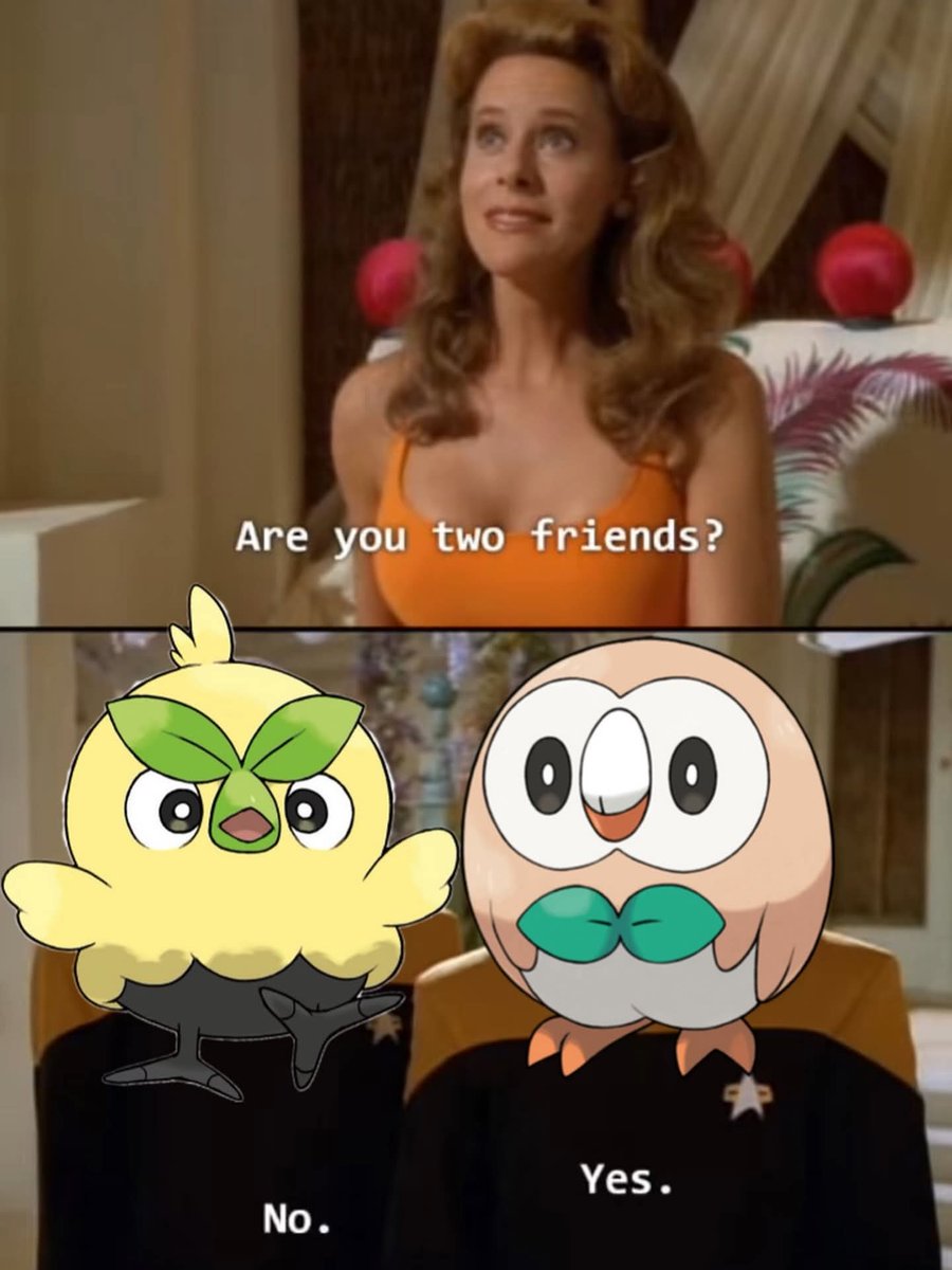 Are you two friends?