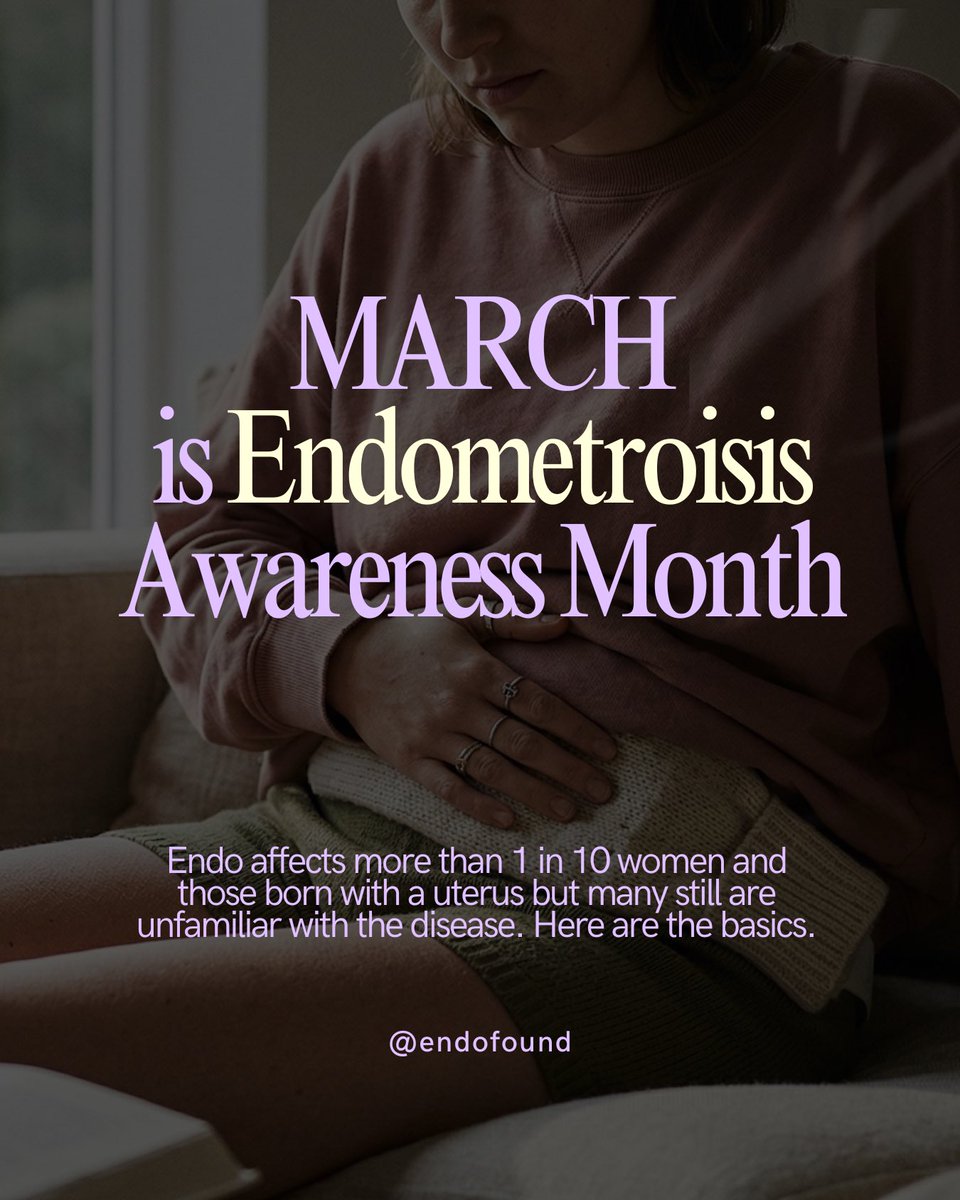 Endofound's tweet photo. 1 in 10.
200 million.
7–10 years.

These aren’t just statistics, they’re lives.

#Endometriosis affects more than 1 in 10 women and those born with a uterus worldwide, yet it still takes an average of nearly a decade to receive a diagnosis. https://t.co/xnCmzymWGx