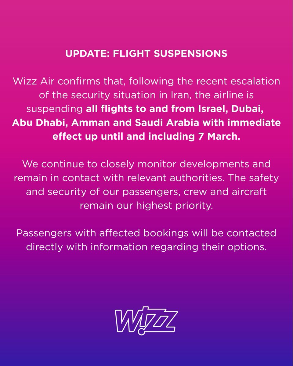 Wizz Air tweet media