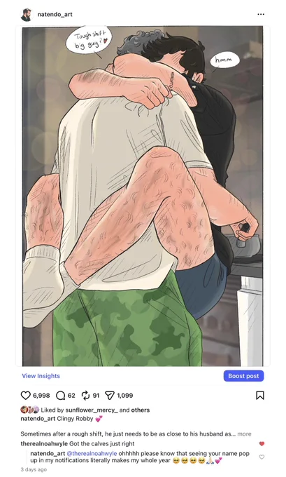 Here is a screenshot with the full art included 🙈 giggling that anyone would think I would photoshop something like this 🙈🙈🙈💕 