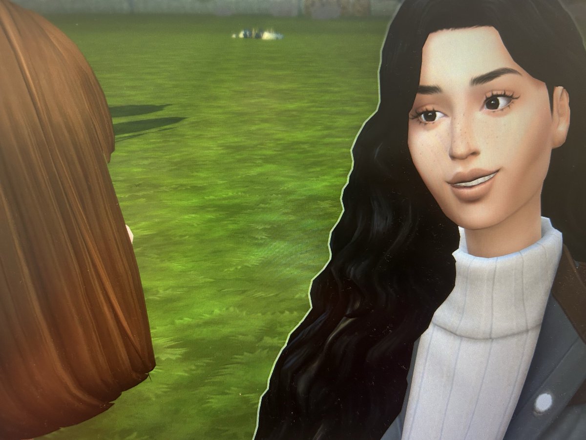 Willow Byers y Michelle Wheeler se aman y se dan besitos en mi juego de los sims