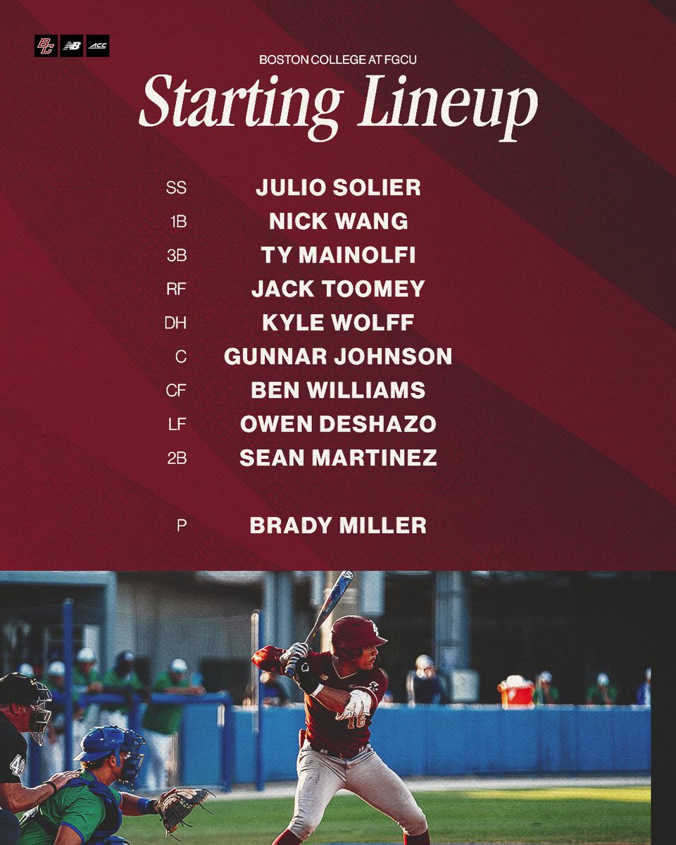 Your starters from Swanson for Game 3⃣

First pitch at 1:00 p.m.

📺 bit.ly/4chF0AE (ESPN+)
