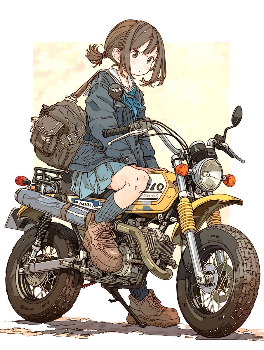 『原付女子物語』 
ミニバイク大好き女子