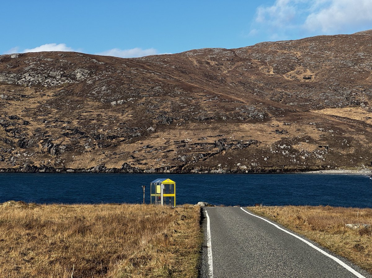 BusesOnthe's tweet photo. I’m at Britain’s most westerly bus stop. Calois turn, Vatersay 👀 https://t.co/Q91O9559W5