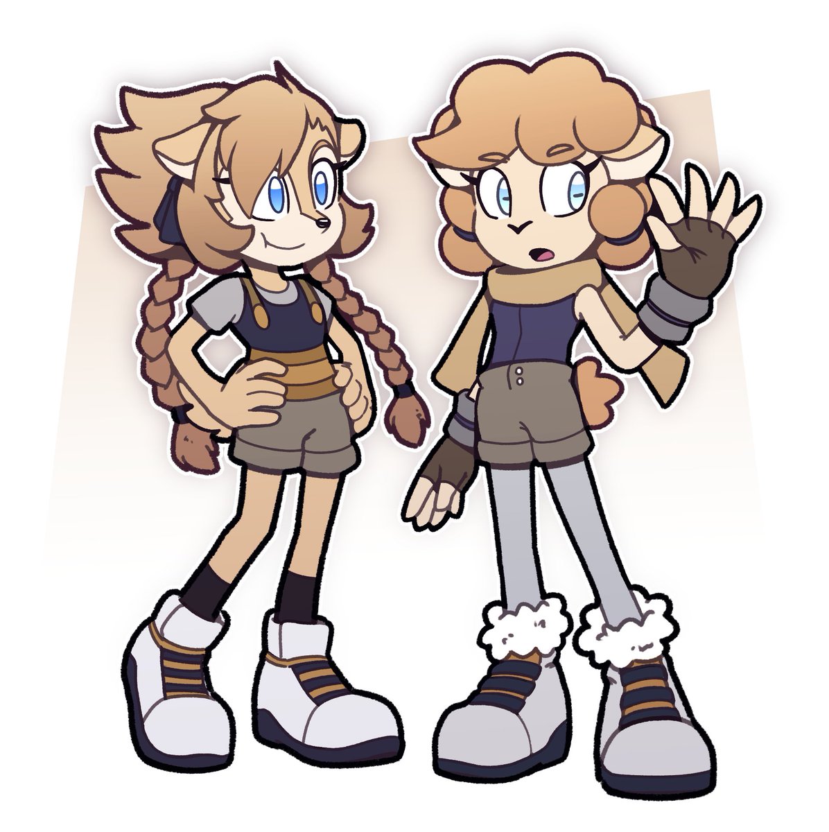 Solar and her sheep alt for Cakentea🦋