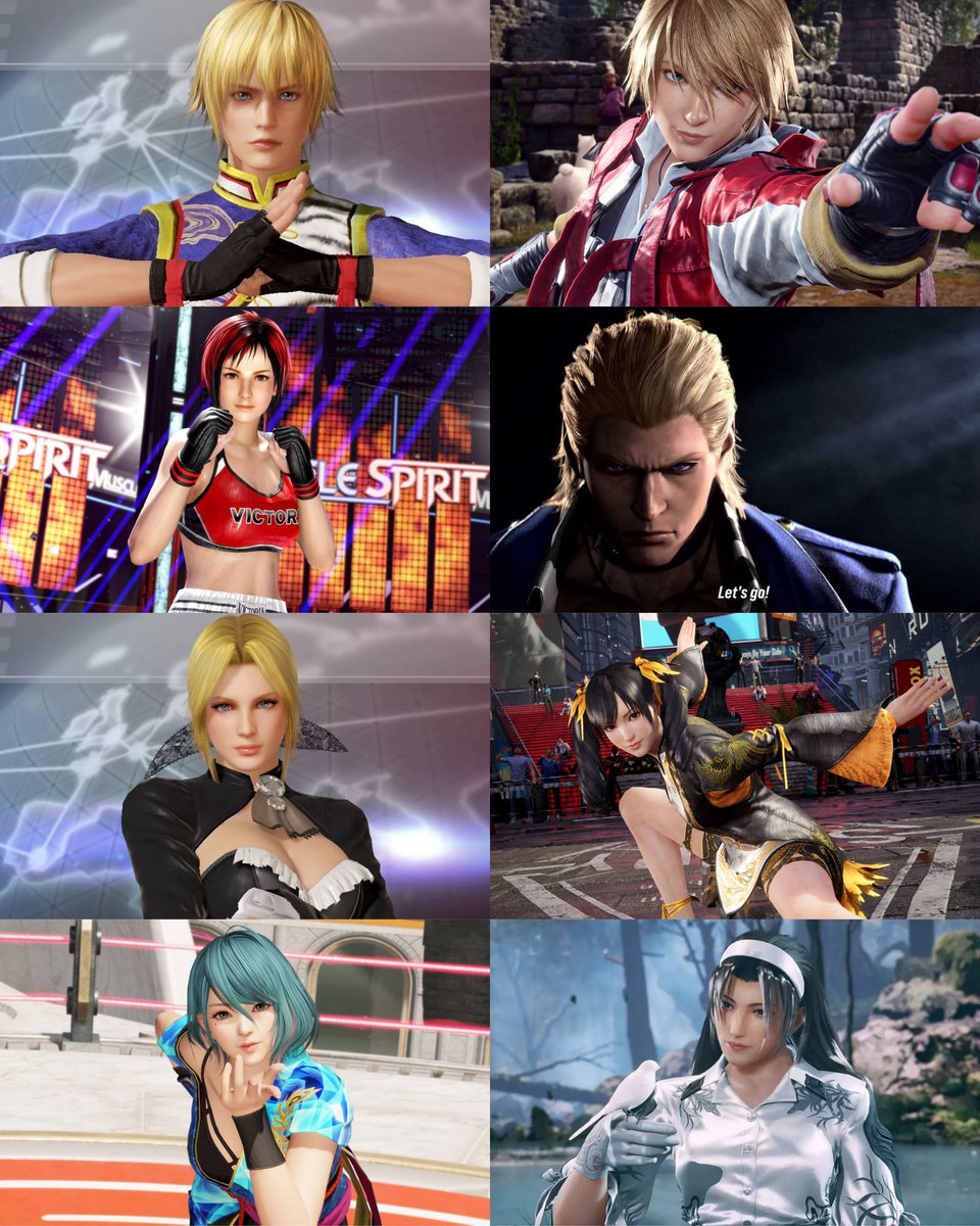 if you play Tekken and you are interested on #DOA6 #DOA6LR  , here are the characters that you may like according to your main character.