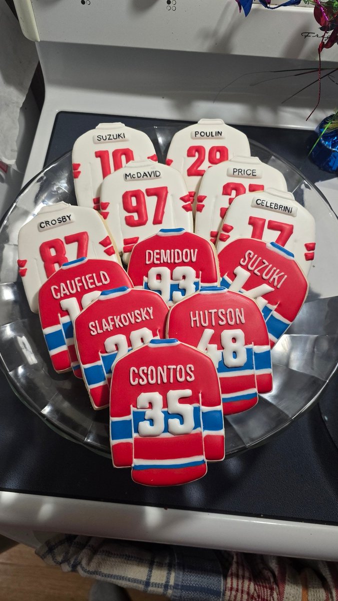 csontos's tweet photo. @PWHL_Montreal Seems like an appropriate time to post my birthday cookies.

 Do you see what I see? 😂 https://t.co/HTEFHcpqld