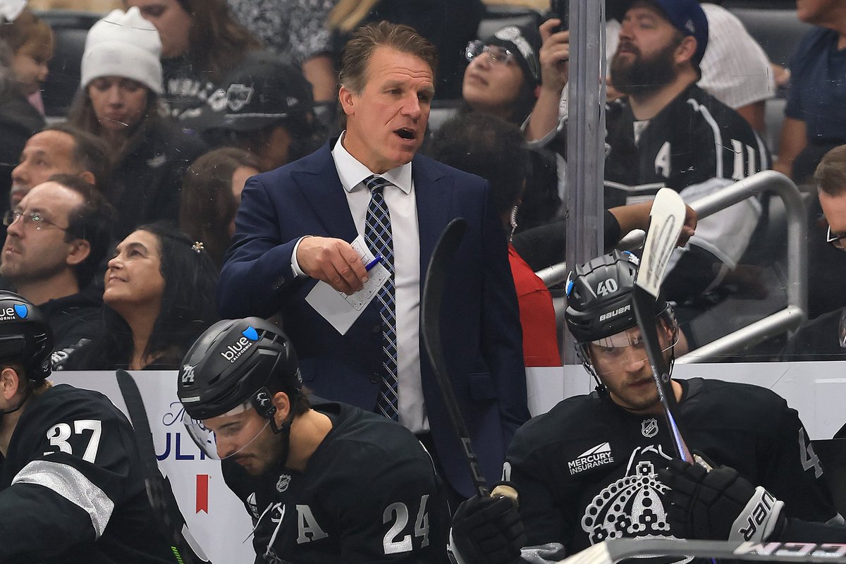 BR_OpenIce's tweet photo. Jim Hiller has been fired as Kings Head Coach per @FriedgeHNIC. 

Former Senators Head Coach DJ Smith has been named the Interim. https://t.co/RiHzVlXRd4