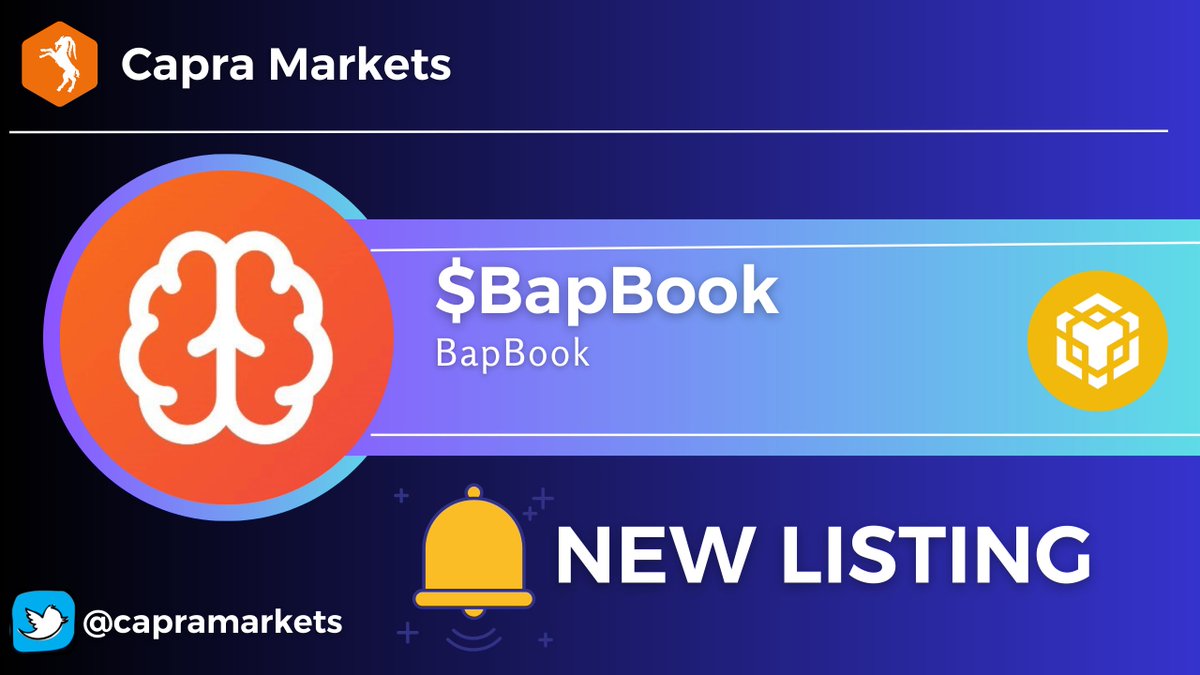 Capra Markets | Listing tweet media