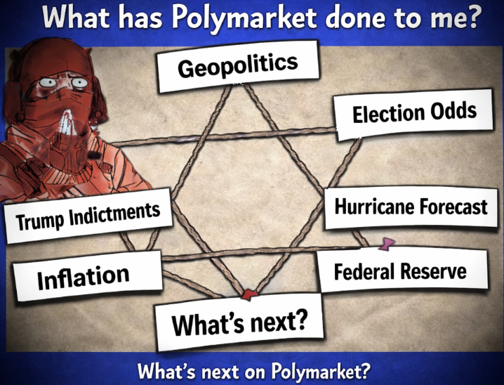 Not sure if Polymarket is making me money.

But it is turning me into a highly stressed expert in: 
-geopolitics  
-weather  
-elections  
-macro  

Polymarket is the future of information
What’s next on Polymarket?