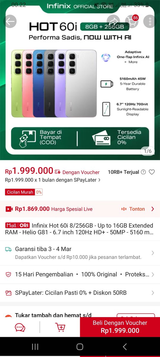 cs_victory's tweet photo. 13. Infinix HOT 60i
Beli disini
👇👇👇
https://t.co/YLYvwhVJsi https://t.co/xxT8gsxBxQ