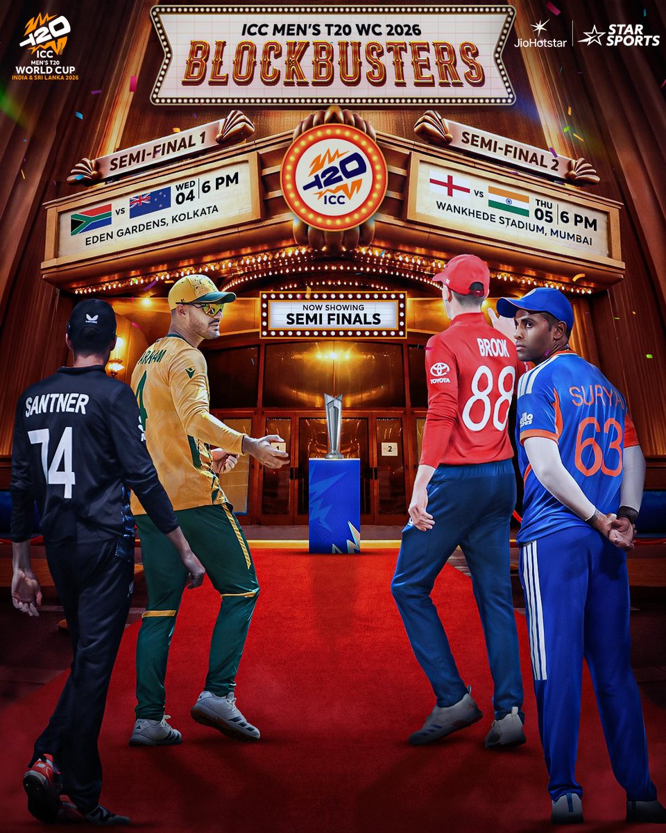 StarSportsIndia's tweet image. ...and then there were FOUR! 😍

Super 8s ✅
It's time for the knock-outs ⏳

#T20WorldCup #INDvENG #SAvNZ