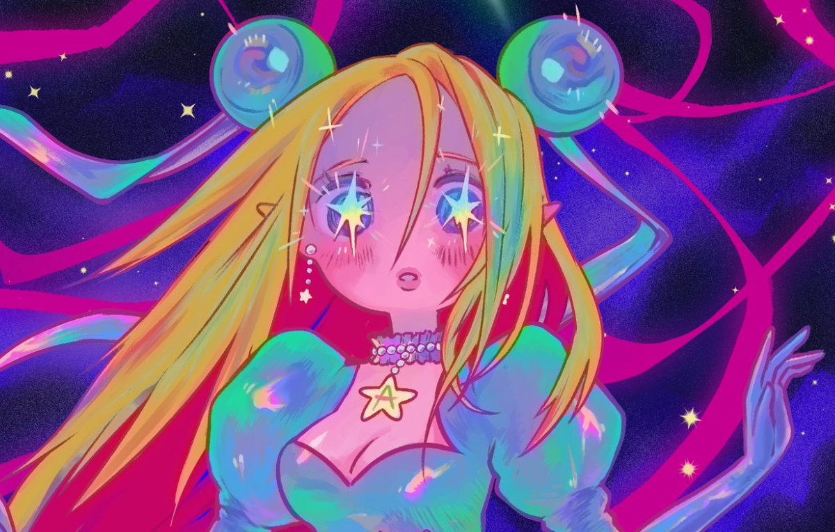 ChobiLuck's tweet photo. ✨ From a galaxy far away, a magical girl shines with hope ✨ https://t.co/8CiUt0sAZC