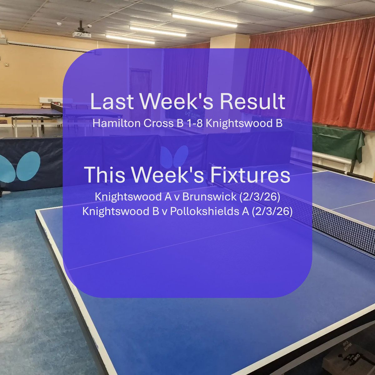 Knightswood Table Tennis Club tweet media