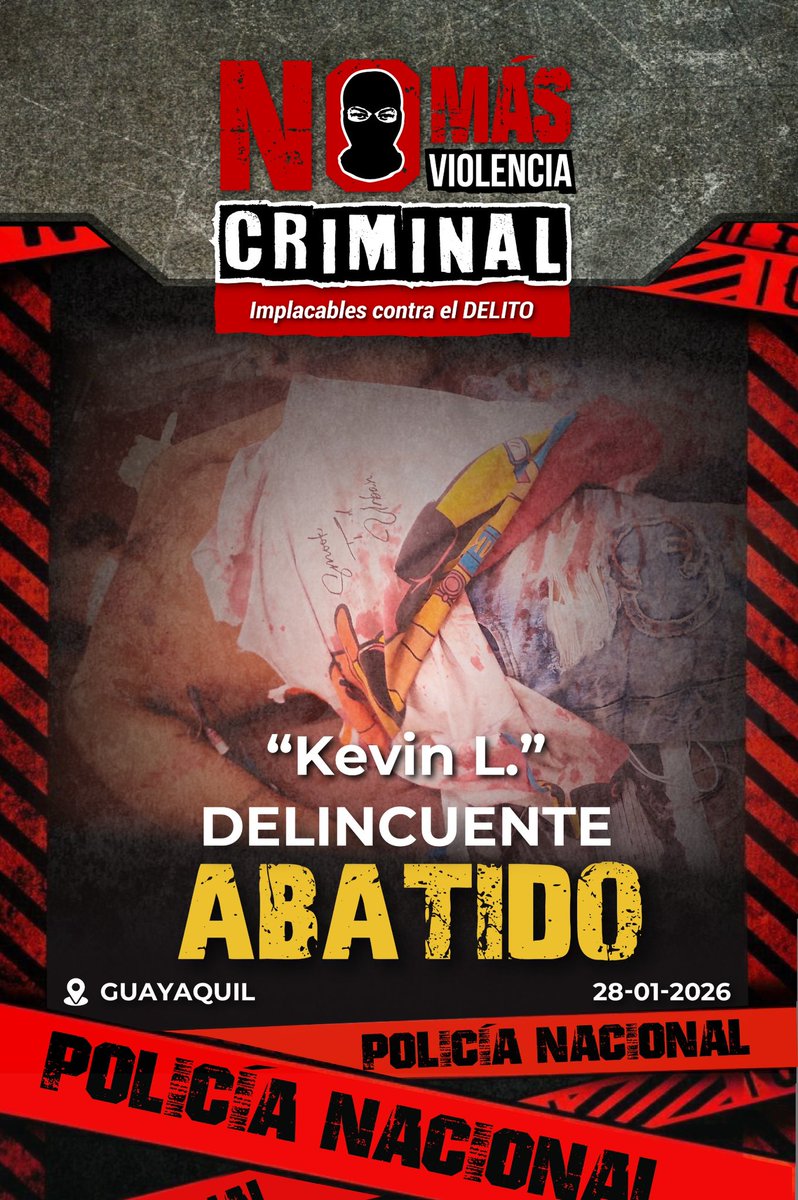 Policía Ecuador tweet media