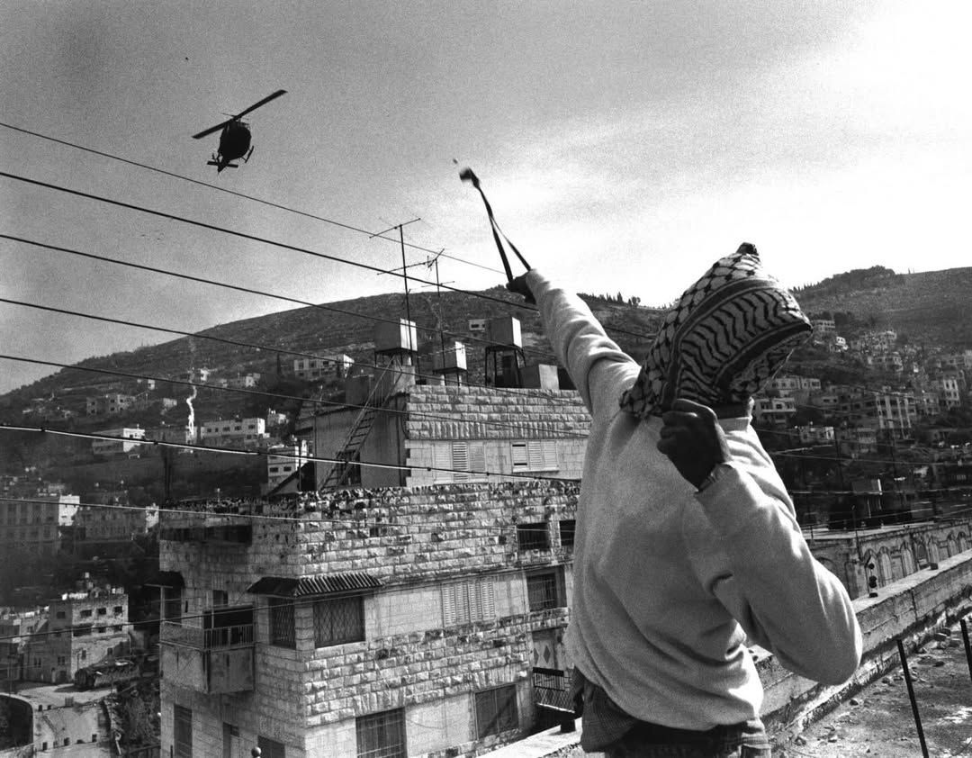 Nablus, 1988: The Palestinian Intifada.