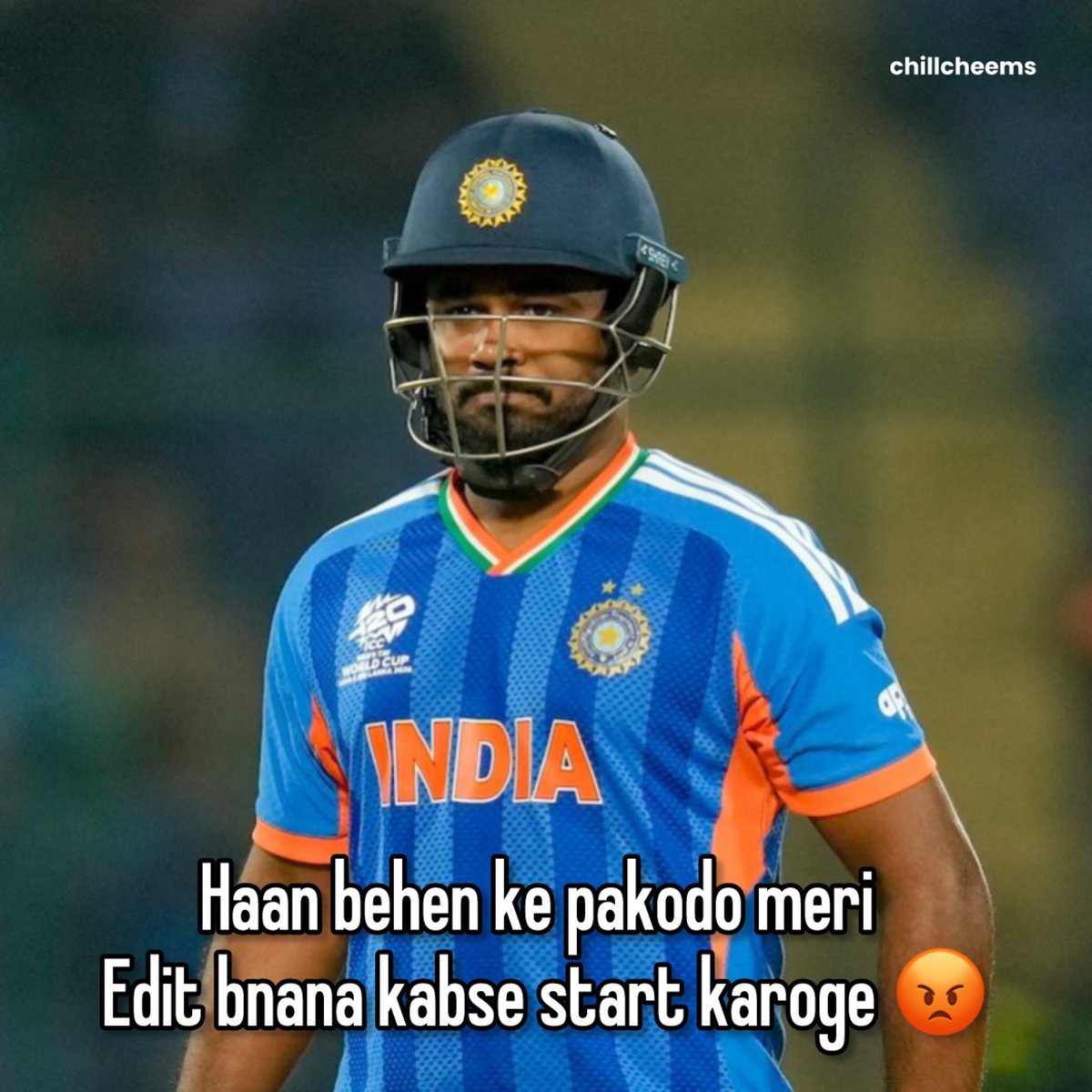 chillcheemss's tweet photo. Sanju 💦

#INDvsWI #sanjusamson https://t.co/ne8VGz3kvi