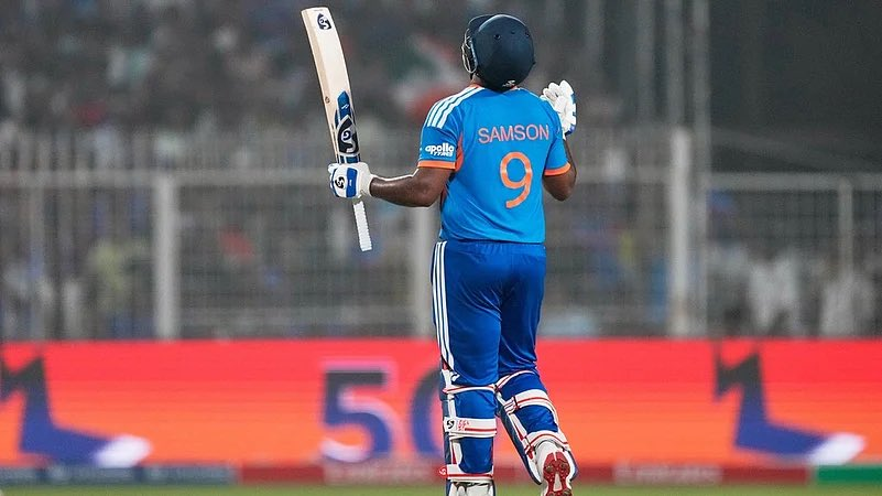 India wins! And at the heart of it all: Sanju Samson. 
Calm head, clean hitting, big-match temperament.
Tonight wasn’t just a fifty; it was a statement:
I belong here.

Remember the name… Sanju Samson. 🏏🇮🇳

#IndvsWI