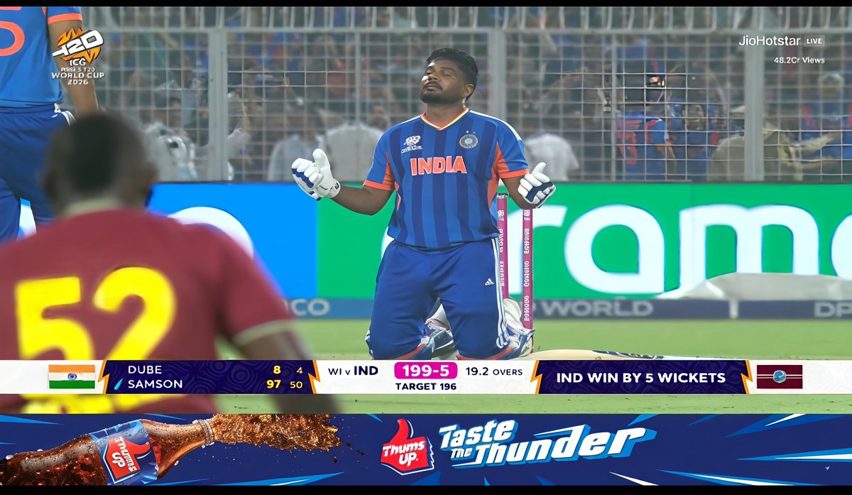 MR_jaats's tweet photo. JUSTICE IS SERVED AT EDEN GARDEN 🥹

- GOD IS REAL, THIS IS SANJU SAMSON https://t.co/bc9gFkDiG8