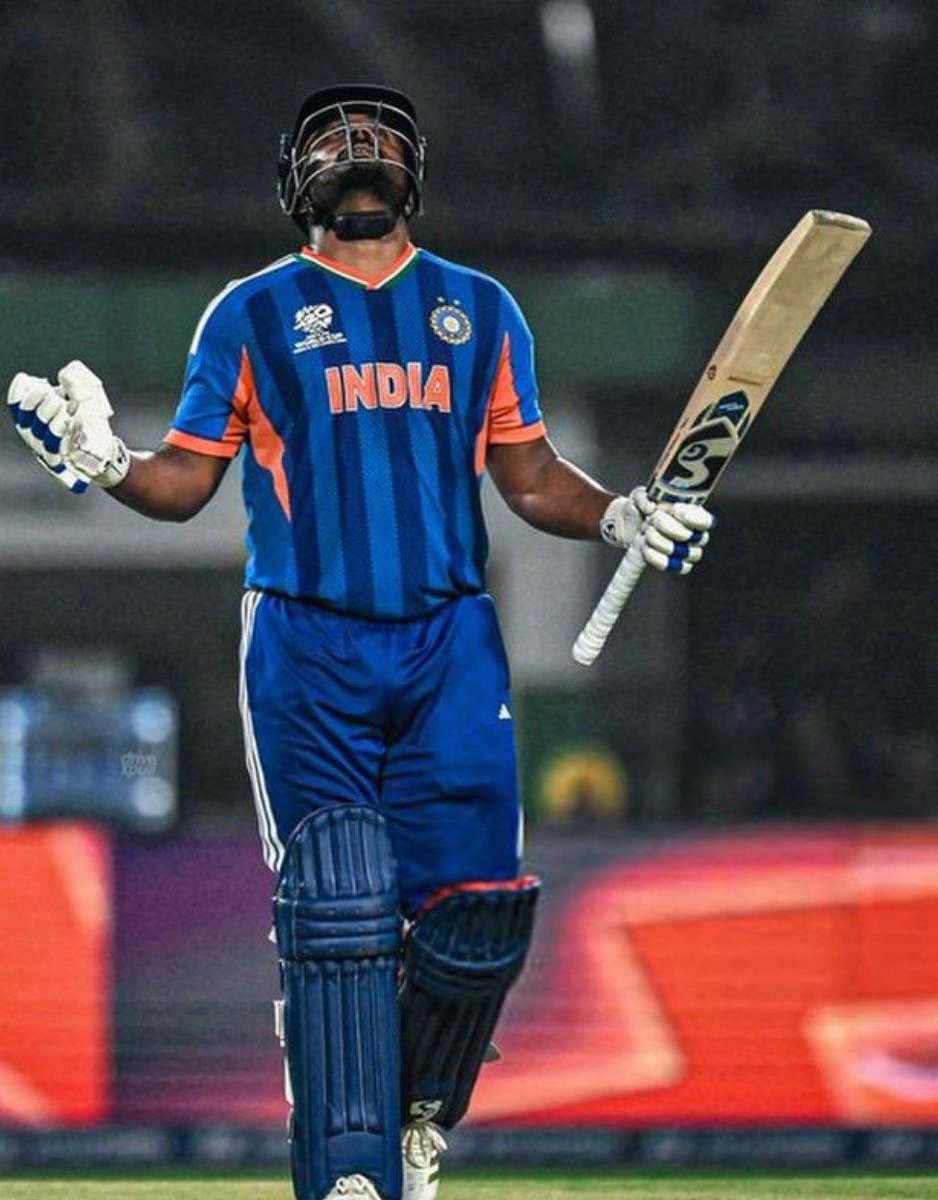 YASH57973388's tweet photo. MAN OF THE MOMENT 🫡 

Sanju Samson defeats West Indies to help India qualify for the Semi Finals
#INDvsWI #T20WorldCup https://t.co/uRczibppxR