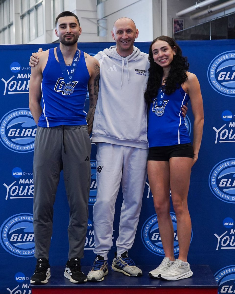 GVSUXCTF's tweet photo. All smiles for a 1st place sweep in high jump😁🏅

🏆 Marcus Gelpi 2.15m (7-0.50)
🏆 Alexis Weber 1.69m (5-6.50)

#AnchorUp | #ReadyForMore https://t.co/SnWY5rj1Qq