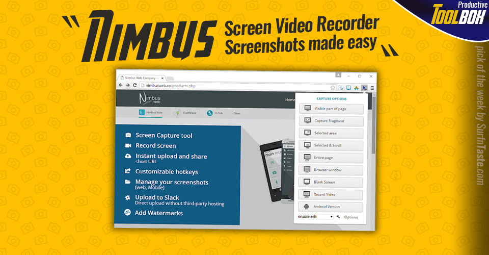 SurfnTaste's tweet image. Besoin de prendre une capture de votre écran, voire même une séquence ou une sélection? Nous avons testé pour vous cette excellente solution : cutt.ly/i9gx1Mx - Profitez-en! 

@nimbuswebinc @G2dotcom #productivity #productivitytips #OnlineTools #productivityhacks