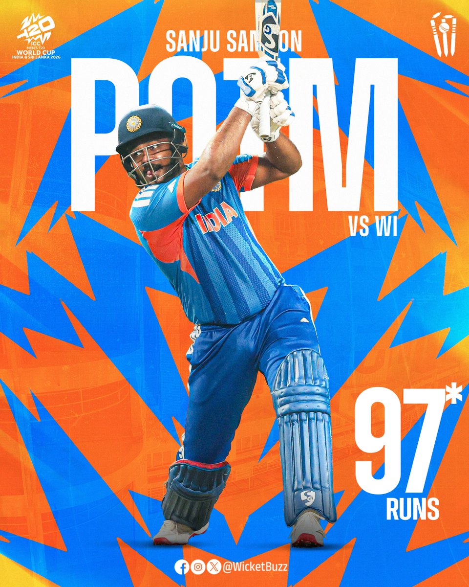 wicketbuzz's tweet photo. NO DOUBT ABOUT THIS ONE! ๐๐ฎ๐ณ
Sanju Samson takes home the POTM for his unbelievable 97*(50) to rescue Team India. A knock for the ages! ๐ฅ
๐ธ: Getty
#SanjuSamson #INDvWI #WicketBuzz https://t.co/7zIn2nVdii