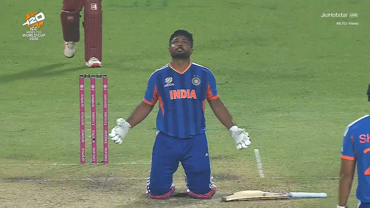 CricCrazyJohns's tweet photo. CELEBRATION BY SANJU SAMSON 🥹♥️ https://t.co/Aiu8mYdmhj