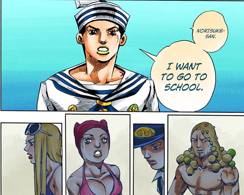 Chaikiro1's tweet photo. Whys everyone so shocked. Did they think Josuke was just gonna sit around farting all day https://t.co/6FG4ETSrto