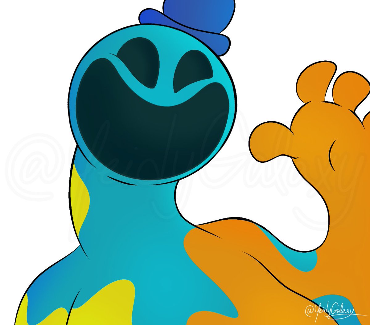 YeidyGalaxy's tweet image. Doey drawings bc I miss him #poppyplaytime #poppyplaytimechapter4 #doeythedoughman #fanart