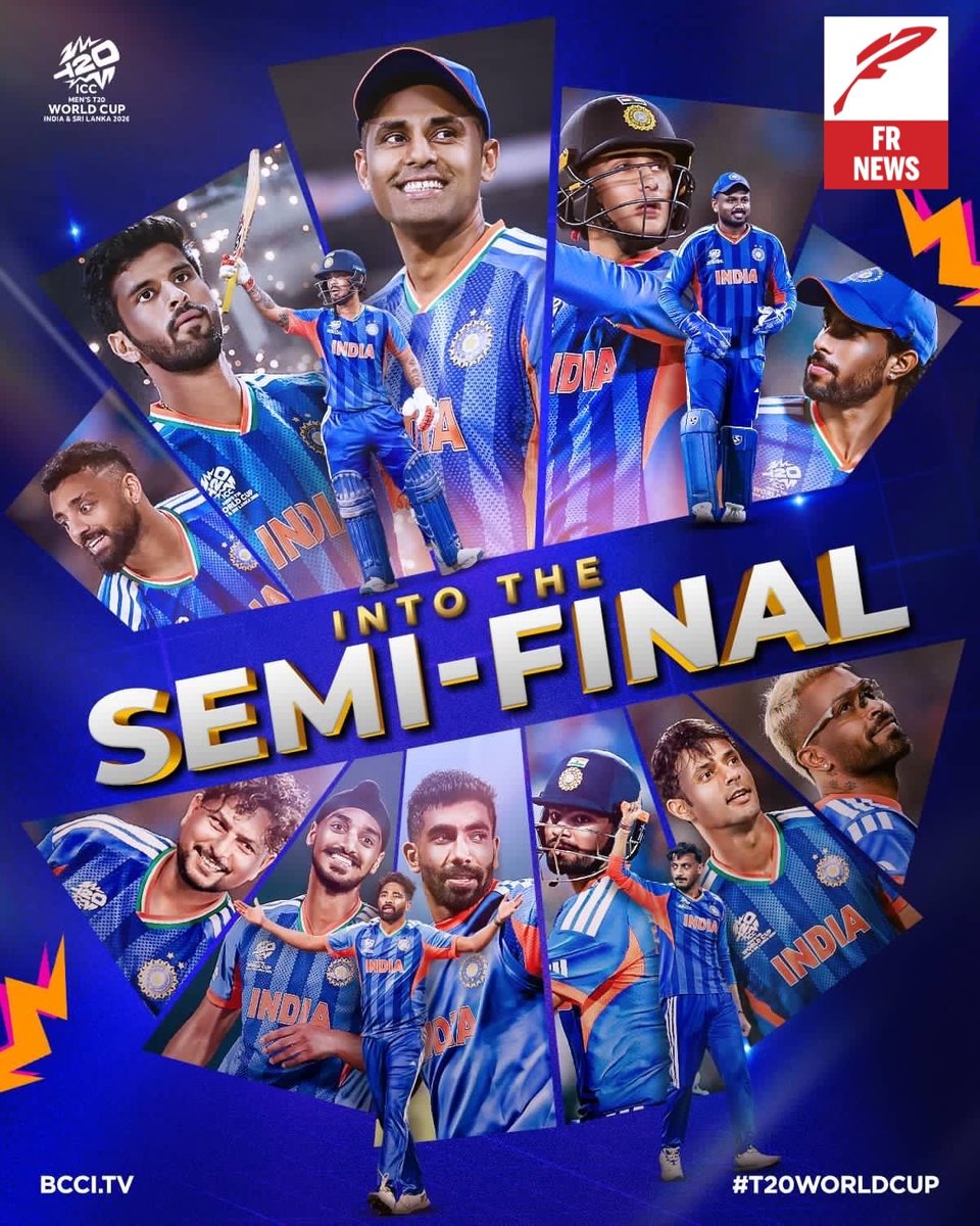 #T20WORLDCUP
भारत ने हासिल किया T20 WC का अपना सबसे बड़ा रन चेज़, सेमीफाइनल में ली एंट्री
#ICCT20WorldCup2026 #INDvsWI
#Sanjusamson