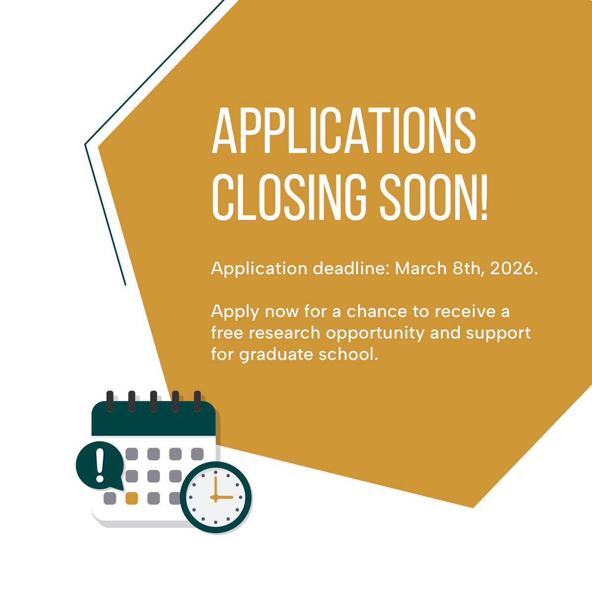 fatimafellowshp's tweet photo. 👀Have you submitted your application yet?

https://t.co/Q4G4Ew425V

Deadline: March 8th, 2026 AoE https://t.co/pRuPL6laVA