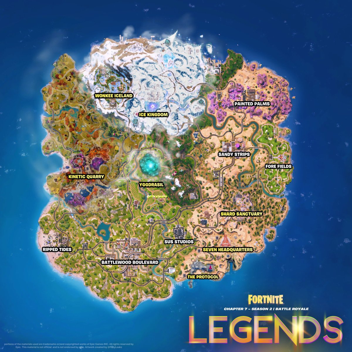Fortnite Season 2: LEGENDS👑

Yggdrasil has formed. Witness the return of Oathbound Empire, Ice Kingdom and The Seven. But who will bear the shards?

[check the concept thread for music packs and infographics]