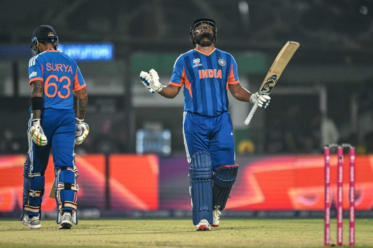 RajkumarSoorya3's tweet photo. T-20 वर्ल्डकप के सेमीफाइनल में शानदार प्रवेश पर पूरी भारतीय टीम को हार्दिक बधाई! भारत ने वेस्टइंडीज को 5 विकेट से हराकर अद्भुत खेल भावना और आत्मविश्वास का परिचय दिया है।

#T20WorldCup #INDvsWI https://t.co/TfOqZsO83W