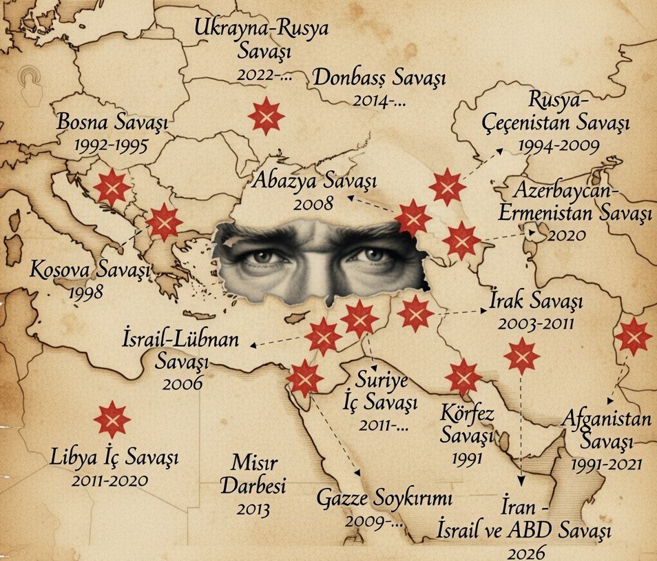 EnsrKapln's tweet photo. Bakü-Tebriz-Ankara..!

Biz nasıl harita çizilir tüm dünyaya göstereceğiz..

#IranWar 
#NetanyahuTerrorist 
#ABD https://t.co/kAmq48959f