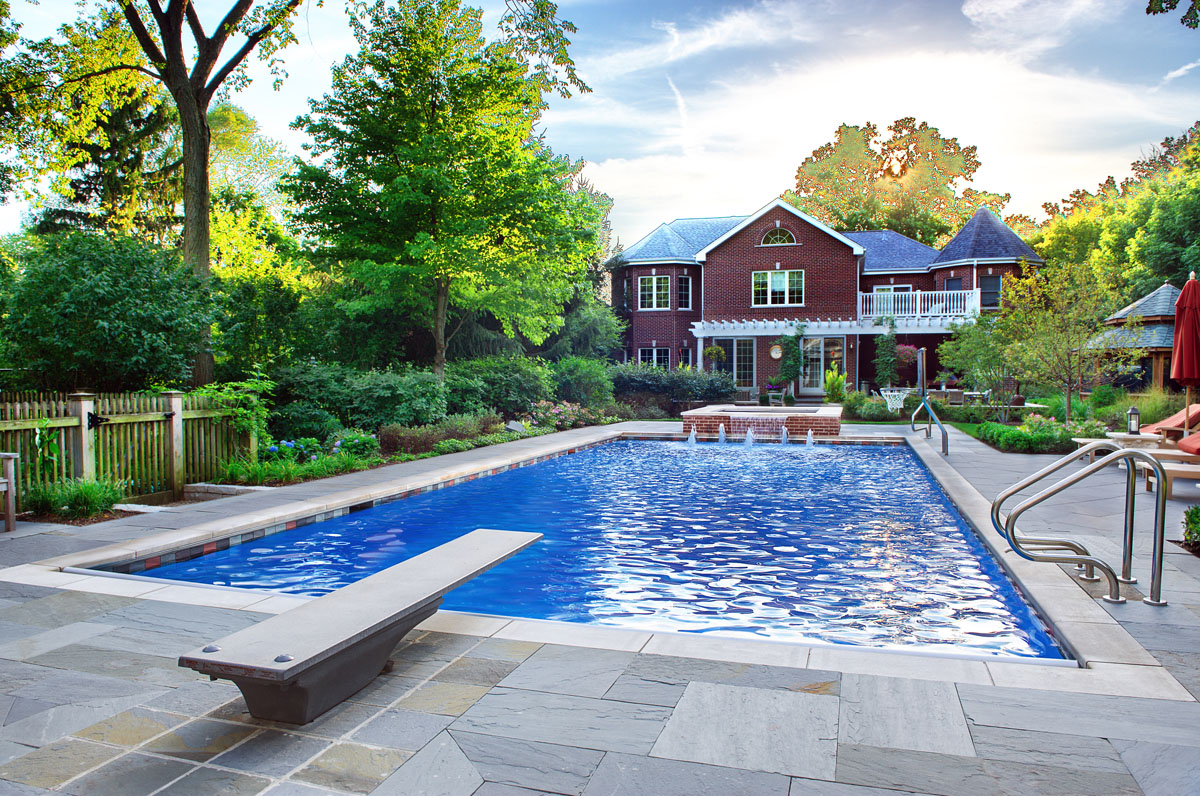 Chicago Swimming Pool Pictures - Pools &amp; Spas #marketing #pools #digitalmarketing #landscapedesign #outdoorliving #pooldesigns #swimmingpools #ingroundpools #poolbuildershttp://platinumpoolcare.com/swimming-pool-pictures/pools-spas-pictures