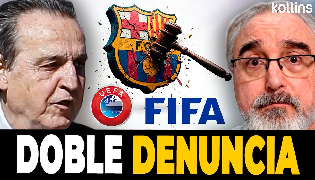 ✅ EL REAL MADRID DENUNCIARÁ EN BREVE AL FC BARCELONA ANTE FIFA Y UEFA

Nos podéis ayudar con un RT? 🙏

👉👉👉 youtu.be/Fi9eFMKL2VI