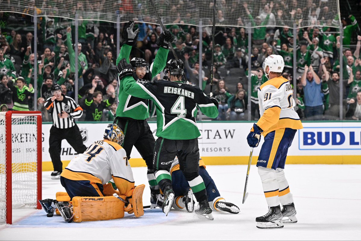 Dallas Stars tie franchise record with 8th straight win after beating Nashville Predators Saturday night 🔥