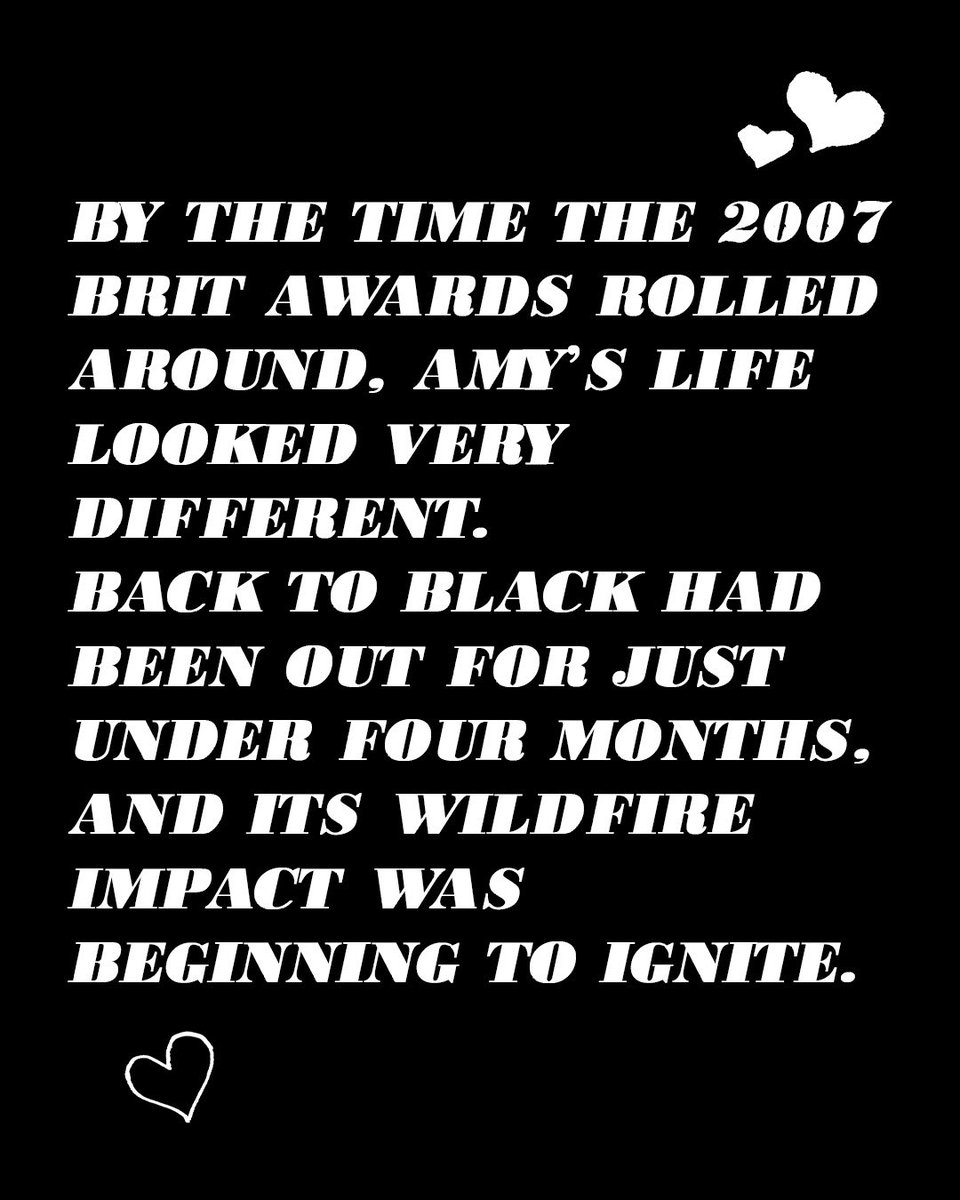 amywinehouse's tweet photo. In celebration of the 2026 BRIT Awards yesterday and Amy's friend Mark Ronson receiving an award for the 'Outstanding Contribution to Music prize', we are launching Amy over on Substack. https://t.co/umCt2qKhtn