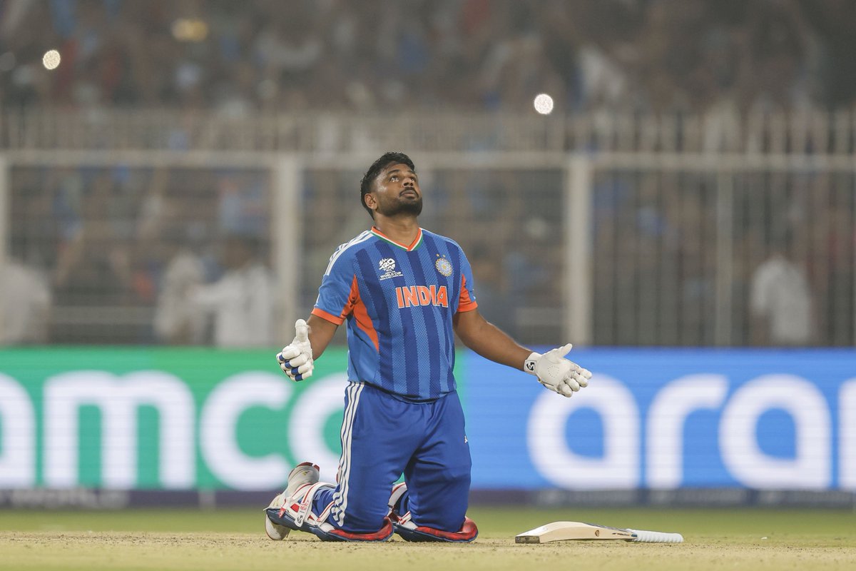 NEWSDAILY123's tweet image. Sanju Samson in Post Match Presentation: It means the whole world actually to me. I think right from the day I started playing, started dreaming to play for the country, I think this is the day I was waiting for.

Winning Moment !

#SanjuSamson #AbhishekSharma #IndiavsEngland