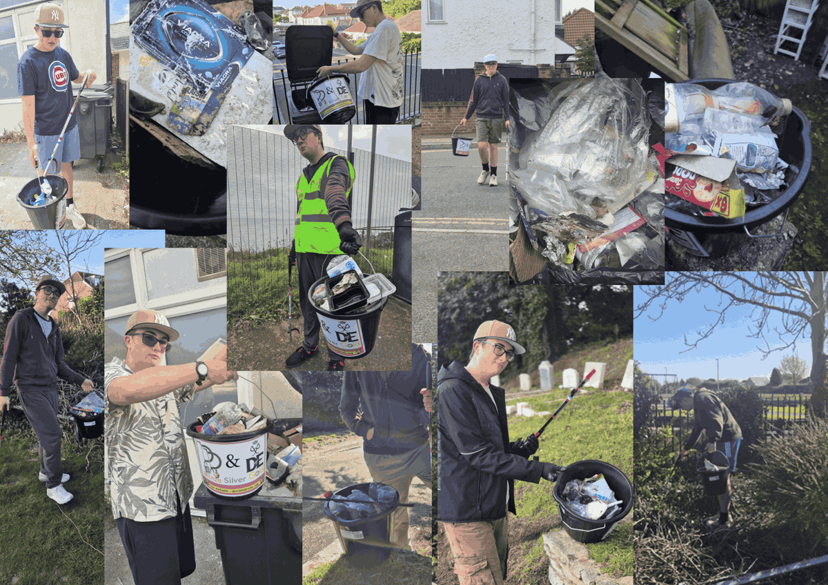 fezeleven's tweet photo. Hi, I’m Fred. I’m 16 &amp; volunteering in Tanzania this July 🇹🇿. To fundraise, I’m litter-picking across Poole &amp; Bournemouth. Every £50 donated = another litter pick.
Local action. Global impact.🌍Please support or RT 
https://t.co/yIiEFM49Df #LitterPicking  #Poole #Dorset https://t.co/5hO2CX8wz6