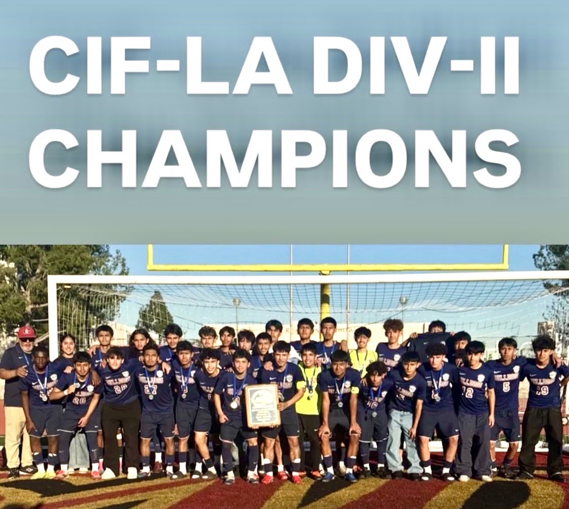 MarqReg's tweet photo. Champions in the classroom and on the field! Congratulations Garfield Academic Decathlon - LAUSD Champions! And Garfield Fútbol CIF DivII Champions! https://t.co/0KJhkCQcoh