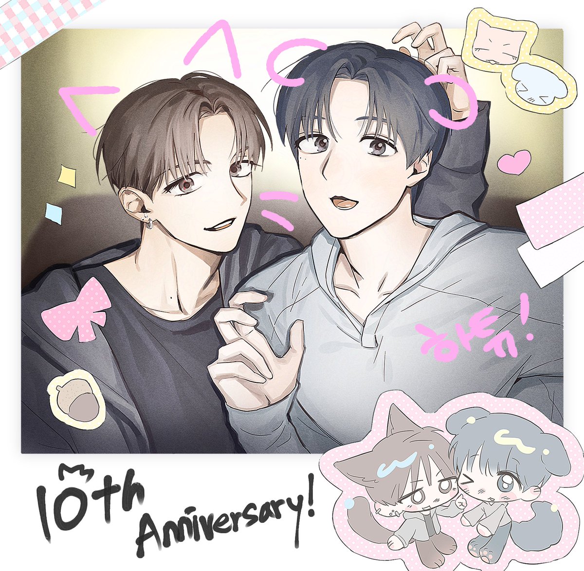 imyeonsur's tweet photo. 호홍야 10주년 축하해!!! 🐿️🐶 https://t.co/mXyLJPTZ1p