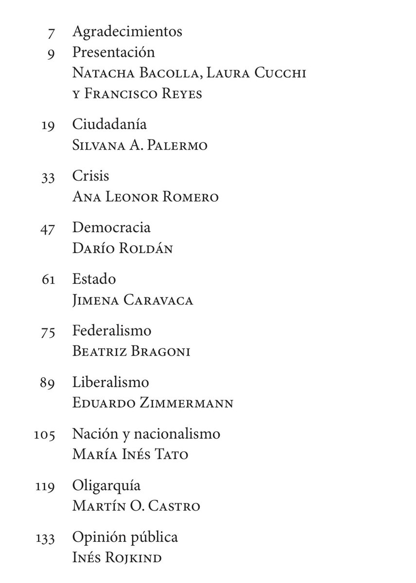pacoreyesaie's tweet photo. Portada e índice de Términos Políticos Fundamentales, el libro que coordinamos junto a Natacha Bacolla y Laura Cucchi, con un increíble equipo de autores de capitulos... https://t.co/IuSHlCwJcj
