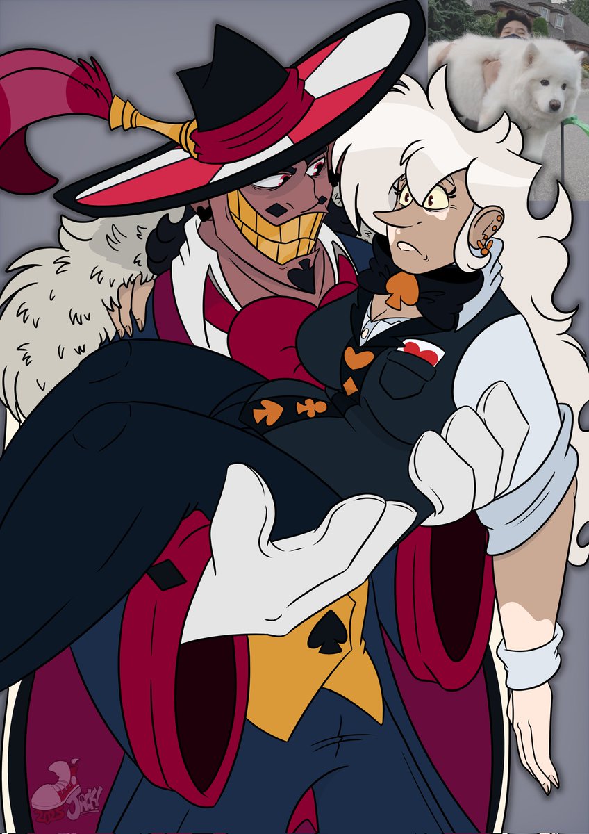 JackBaphy's tweet photo. Gotta take advantage of that size difference, gurls 🤭
#DCAEclipse #Villainous https://t.co/sd966RMGwx