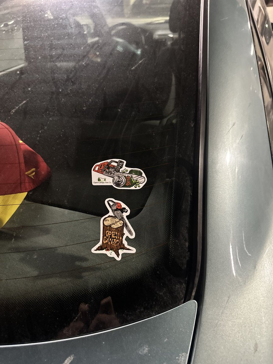 Went to the Calgary Home and Garden Show yesterday and left with these two souvenirs <a href="/OpenCanopyTree/">Open Canopy Tree Co.</a> <a href="/Terry_Cahill/">GIVE'R TERRY 🍁</a>