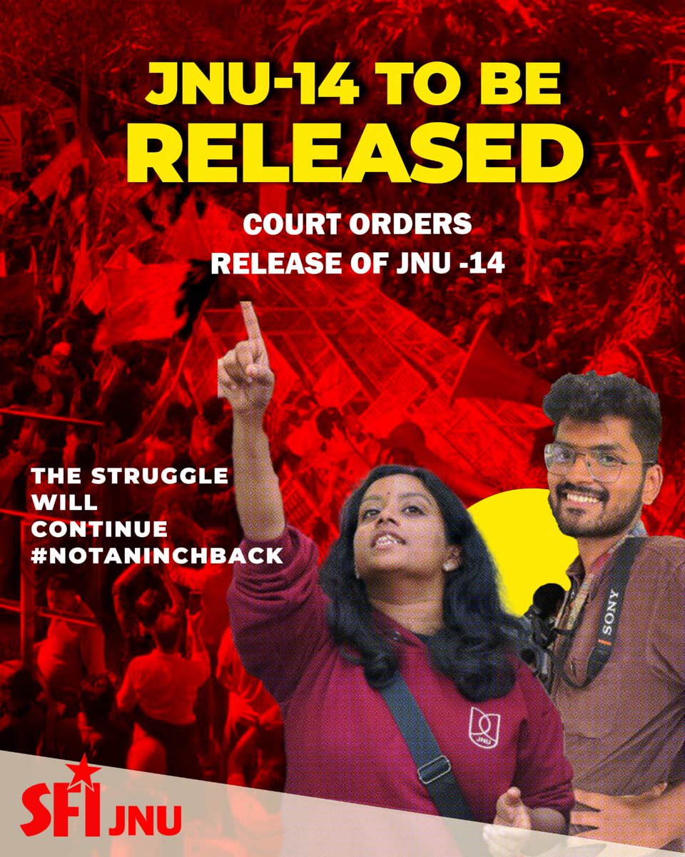 SFI JNU Unit tweet media