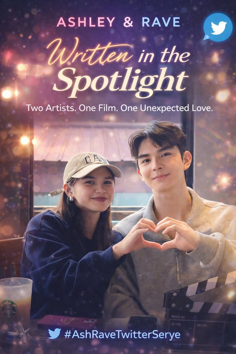 They were cast to tell a story…
but ended up writing their own. 🤍🎬

Two artists brought together by a film.
A love story no one saw coming.

Written in the Spotlight ✨
#AshRaveTwitterSerye #AshRave #AshleySarmiento #RaveVictoria